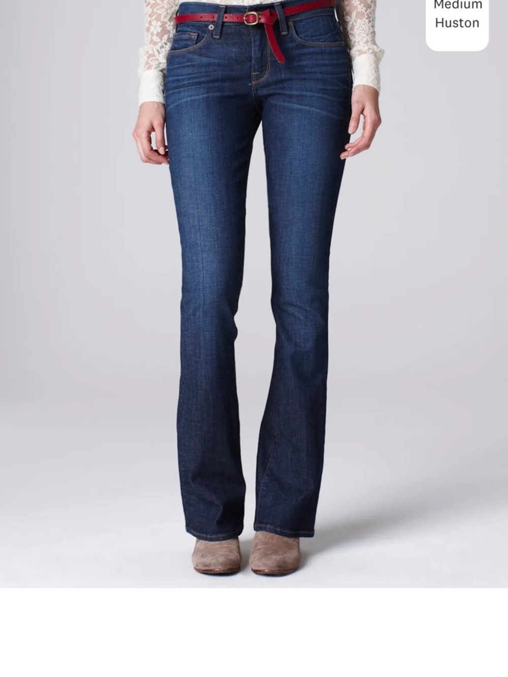 Lucky Brand mid-rise Sofia Boot Jeans size 6/28